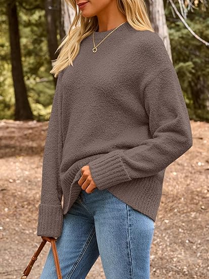 Women's Oversized Fuzzy Knit Sweater